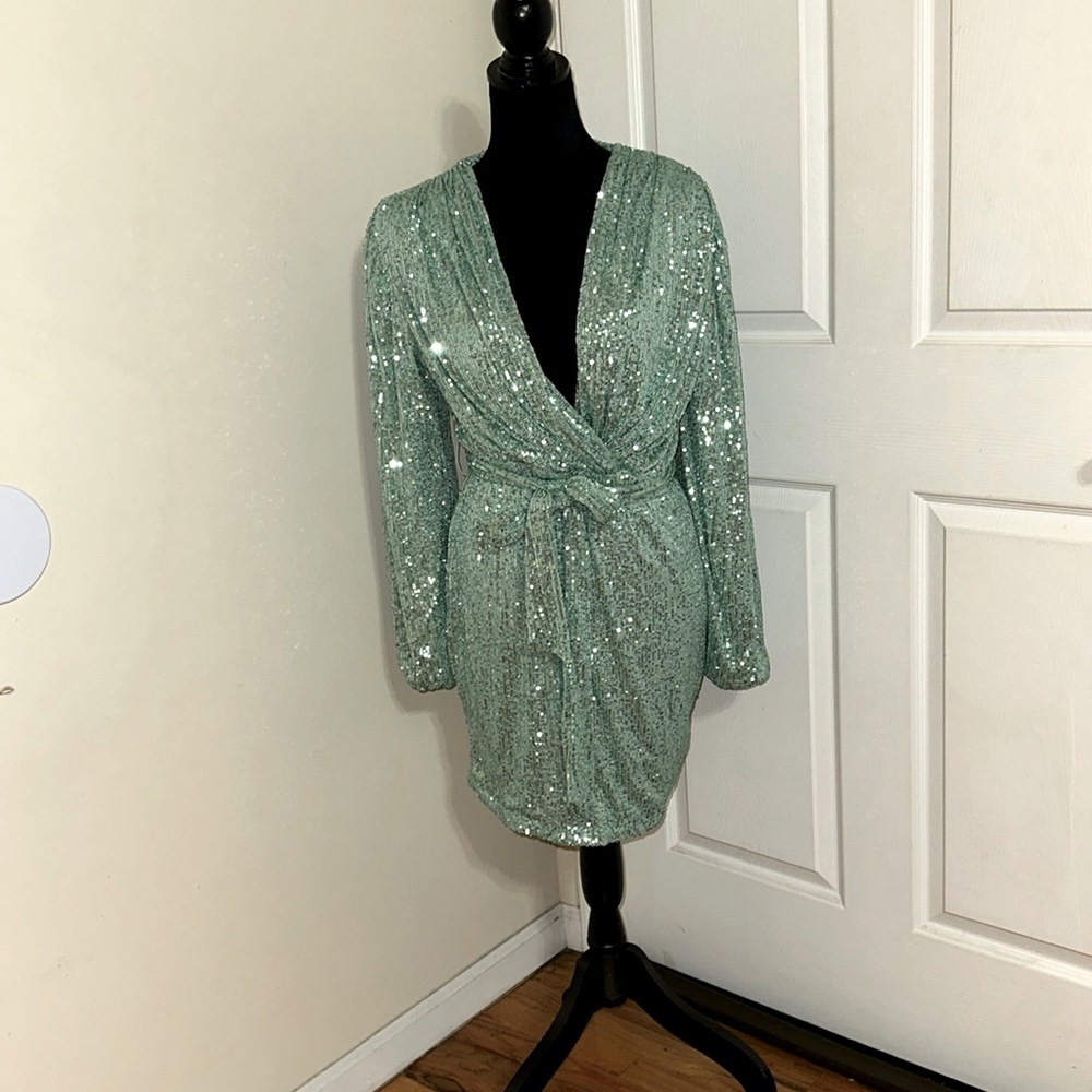 FashionNova Sequin Mini Dress - Picture 3 of 5